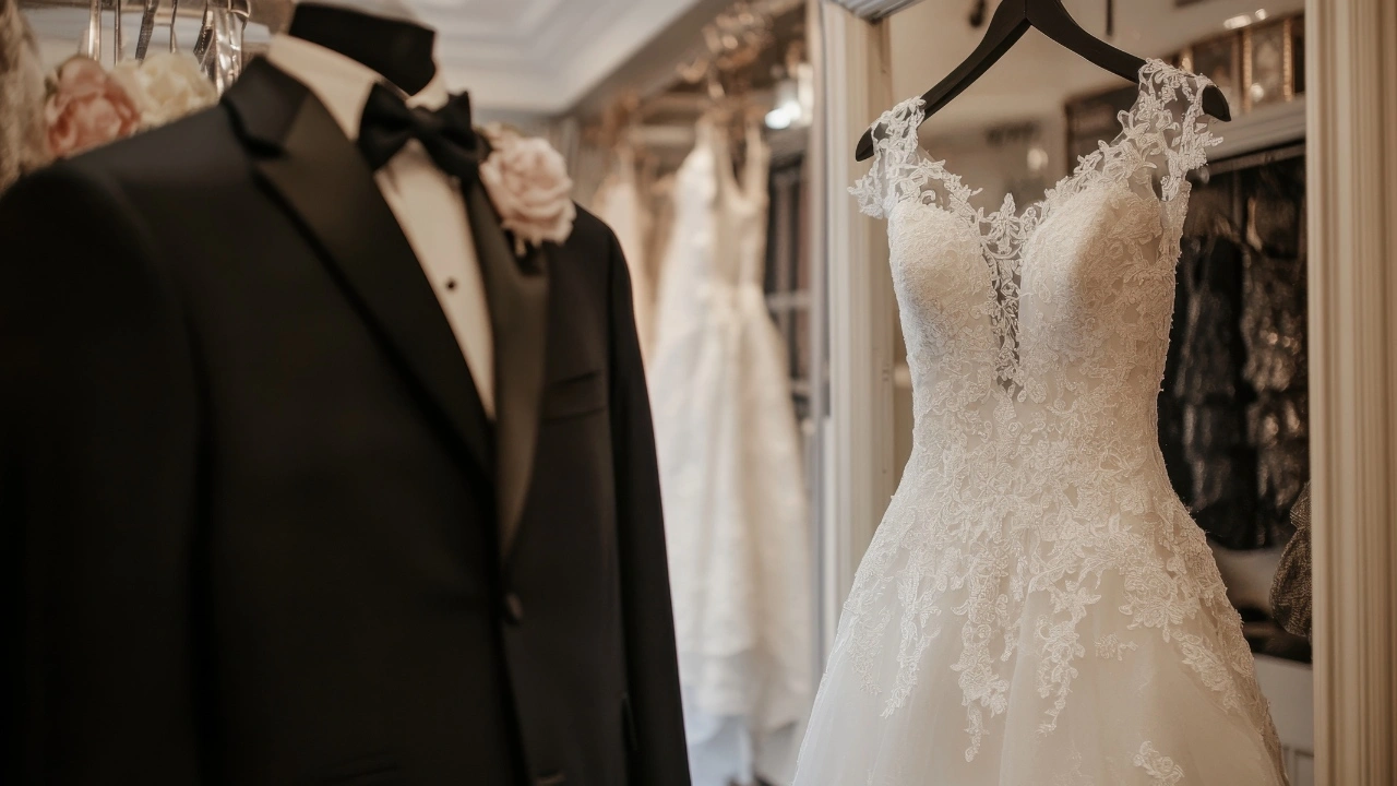 wedding designer outfits dry cleaning